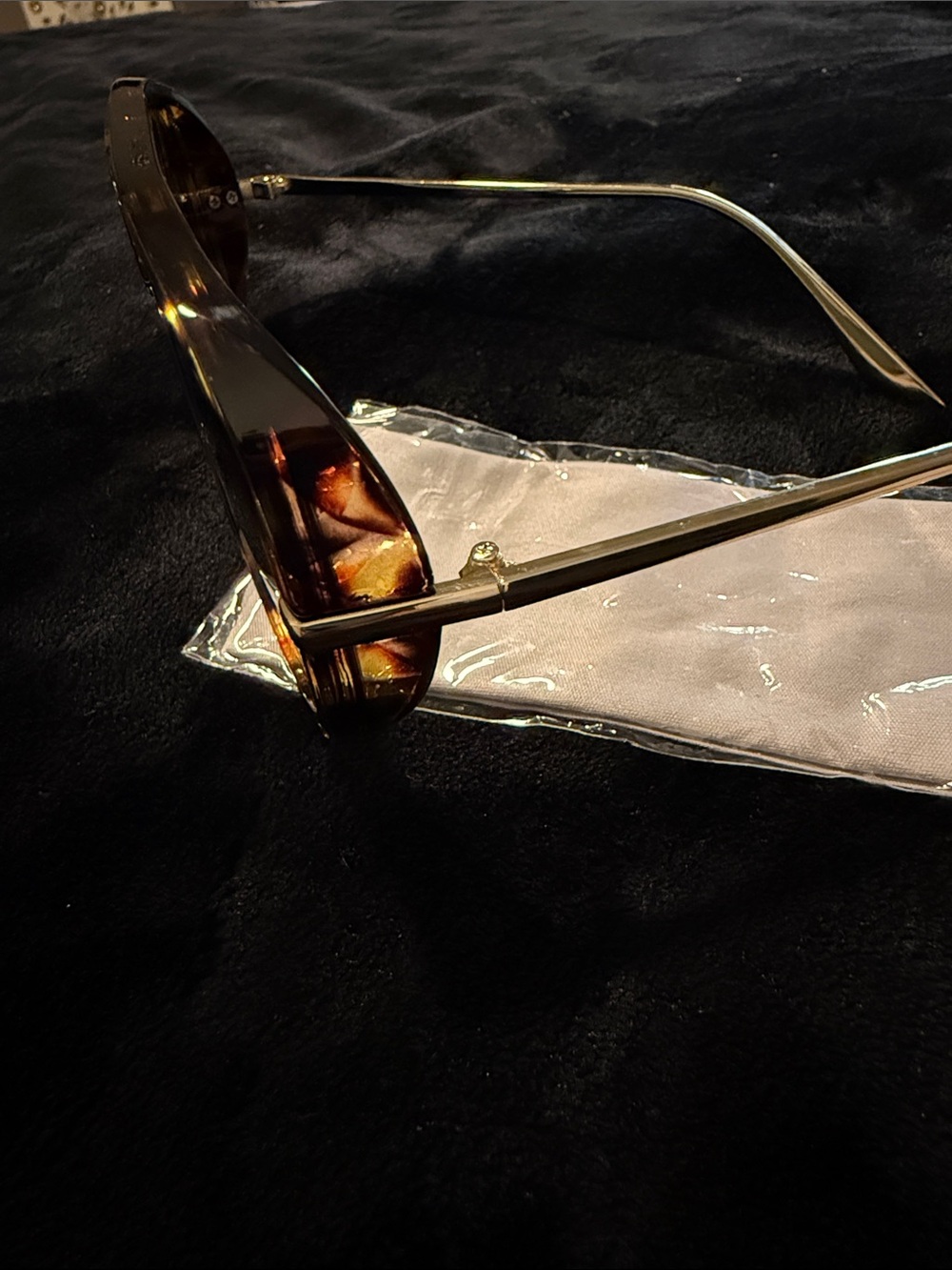 Tortoiseshell Lena Mega Aviator Women's Sunglasses - Brown - Picture 4 of 7